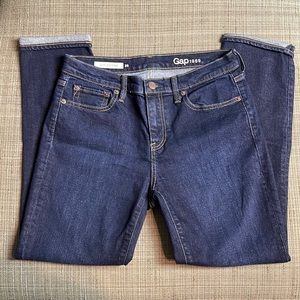EUC GAP 1969 Girlfriend Dark Wash Ankle Jean sz 28